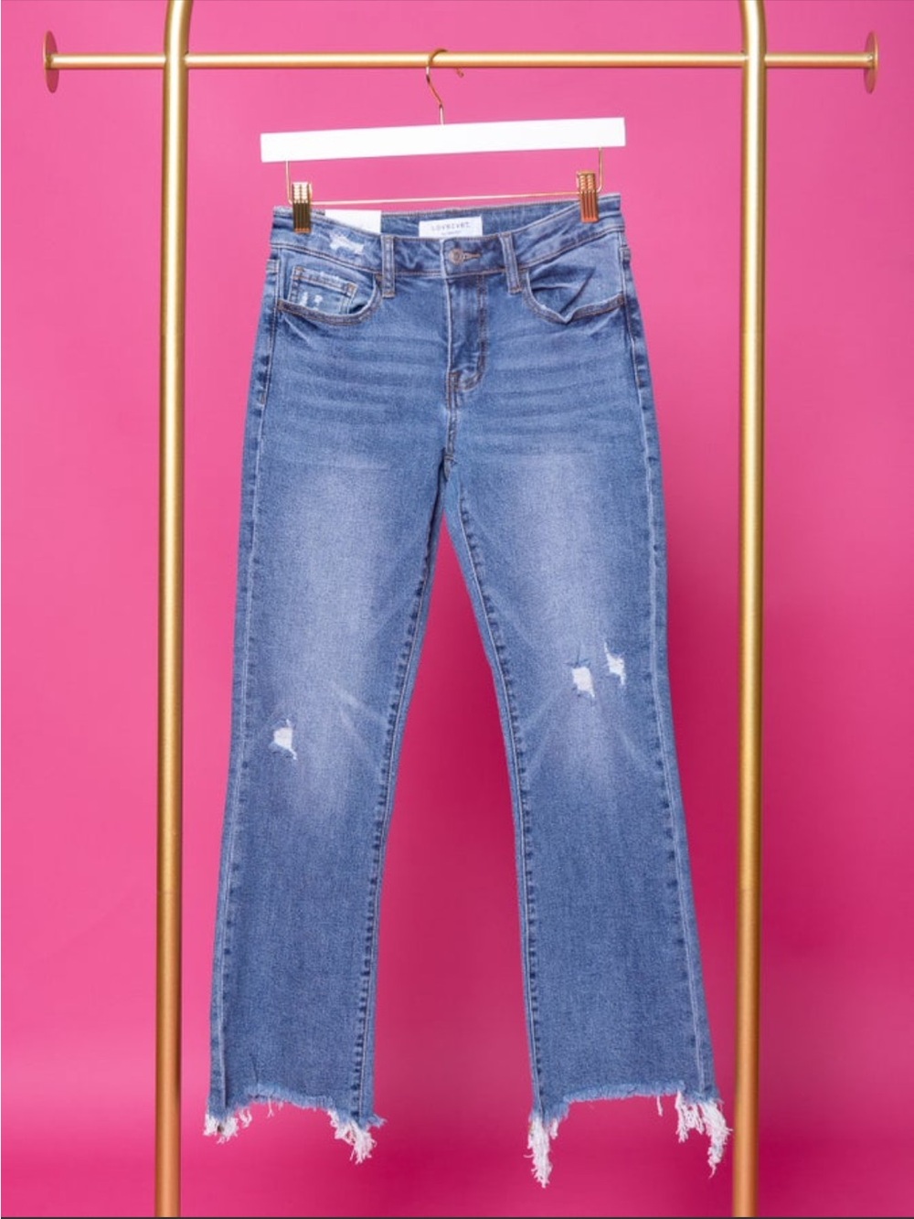 Lovervet by vervet jeans mid rise bootcut jean sz 22W